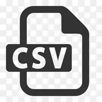 计算机图标逗号分隔值计算机文件可移植网络图形可伸缩图形csv丝状图
