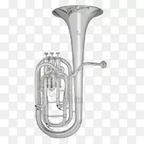 萨克斯角低音男中音喇叭法国号角黄铜乐器小号