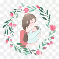 花卉设计图像图形设计png图片-快乐母亲节