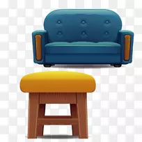 椅子凳子图形设计沙发-班科
