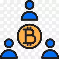 加密货币比特币计算机图标可伸缩图形剪辑艺术.比特币概要