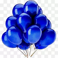 钴蓝气球生日颜色