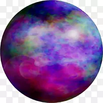 球形紫色行星m