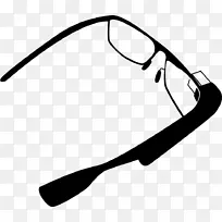 计算机图标google玻璃眼镜png图片图形.verres facultatif