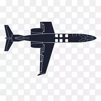 螺旋桨商用喷气式飞机轰炸机环球快车-LearJet徽章