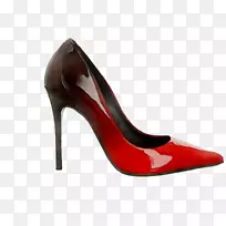 阿雷托-萨帕塔高跟鞋伊丽莎白·斯图亚特·泰利·韦尔尖趾凉鞋(红色)