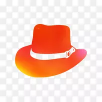 帽子产品设计橙色S.A。