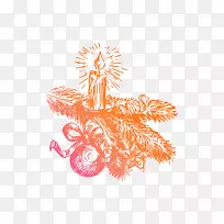 插图图形树字体橙色S.A。