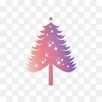 圣诞树圣诞节插画-免费圣诞装饰品