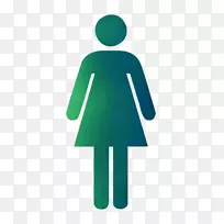 公厕标志女厕所
