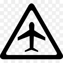 飞机机场交通标志-飞机