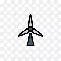 计算机图标、可伸缩图形、风力涡轮机、风力发电、png图片.减缓图标