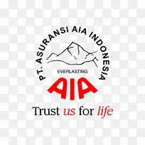 AIA组徽标字体保险设计.AIA