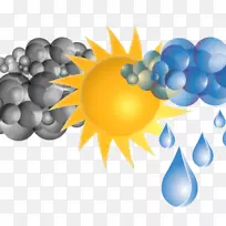 剪贴画图形天气预报云天气