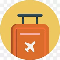 航空旅行行李电脑图标剪贴画