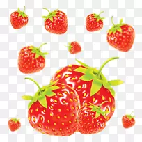 草莓食品水果夹艺术健康饮食-草莓