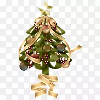 圣诞装饰品圣诞老人圣诞树圣诞节装饰圣诞彩带圣诞树