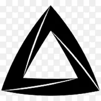 百慕大三角标志png图片.三角图