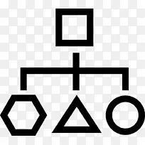 可伸缩图形计算机图标符号几何形状符号