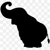 猫非洲象印度象剪贴画