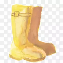 png图片图像黄色图形鞋靴装饰