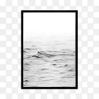 海洋海报邦迪海滩摄影-贝奇海报