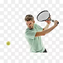 网球中心-摄影网球运动员-网球