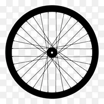 轮辐式自行车车轮固定齿轮自行车