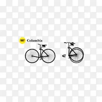 自行车车轮自行车车架自行车轮胎自行车传动系统部分