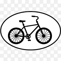 自行车剪贴画摩托车自行车插图-自行车