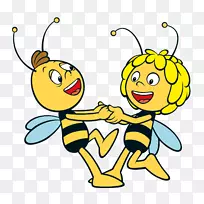 蜜蜂玛雅蜜蜂威利昆虫蜜蜂