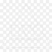 标志商标黑白m三角形字体-双底拉门图案