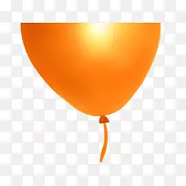 气球橙色S.A.-气球状徽章