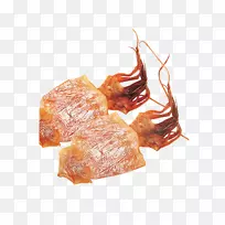 巴约恩火腿腌制盐腌肉猪肉海鲜.鱿鱼符号