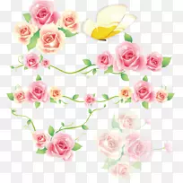 花园玫瑰花卉图形图像花卉设计.花卉藤本植物
