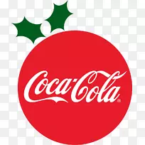 可口可乐标志圣诞日剪辑艺术颂歌在领域-可口可乐