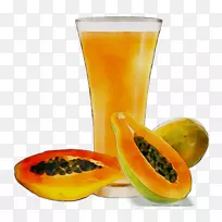 橘子饮料木瓜超级食物饮食