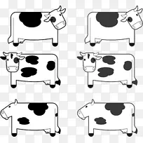 荷斯坦，弗里西亚牛，牛磺酸牛，艾尔郡牛，泽西牛，格恩西岛牛-绵羊