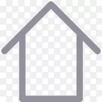三角线产品设计字体-黄色房屋图标