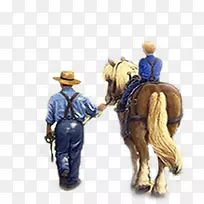 马笼头牛仔缰绳包动物马