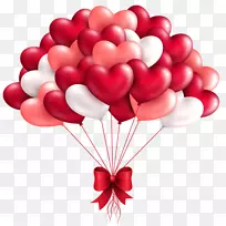 心形气球生日心形气球情人节红气球