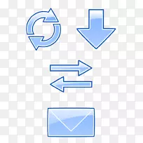计算机图标电子邮件剪贴画可伸缩图形开放部件-电子邮件