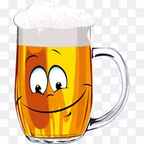 啤酒笑脸表情符号剪贴画-啤酒