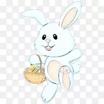 国内兔子复活节兔子剪贴画
