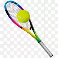 球拍夹艺术网球拉基塔特尼索瓦