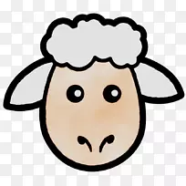 萨福克羊美利奴电脑图标剪辑艺术养羊