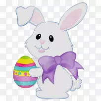 国内兔子复活节兔子剪贴画