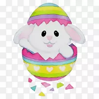 复活节兔子复活节彩蛋兔子