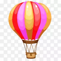 剪贴画热气球png图片透明气球