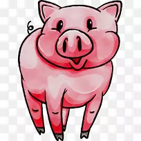 猪图形版税-免费摄影插图